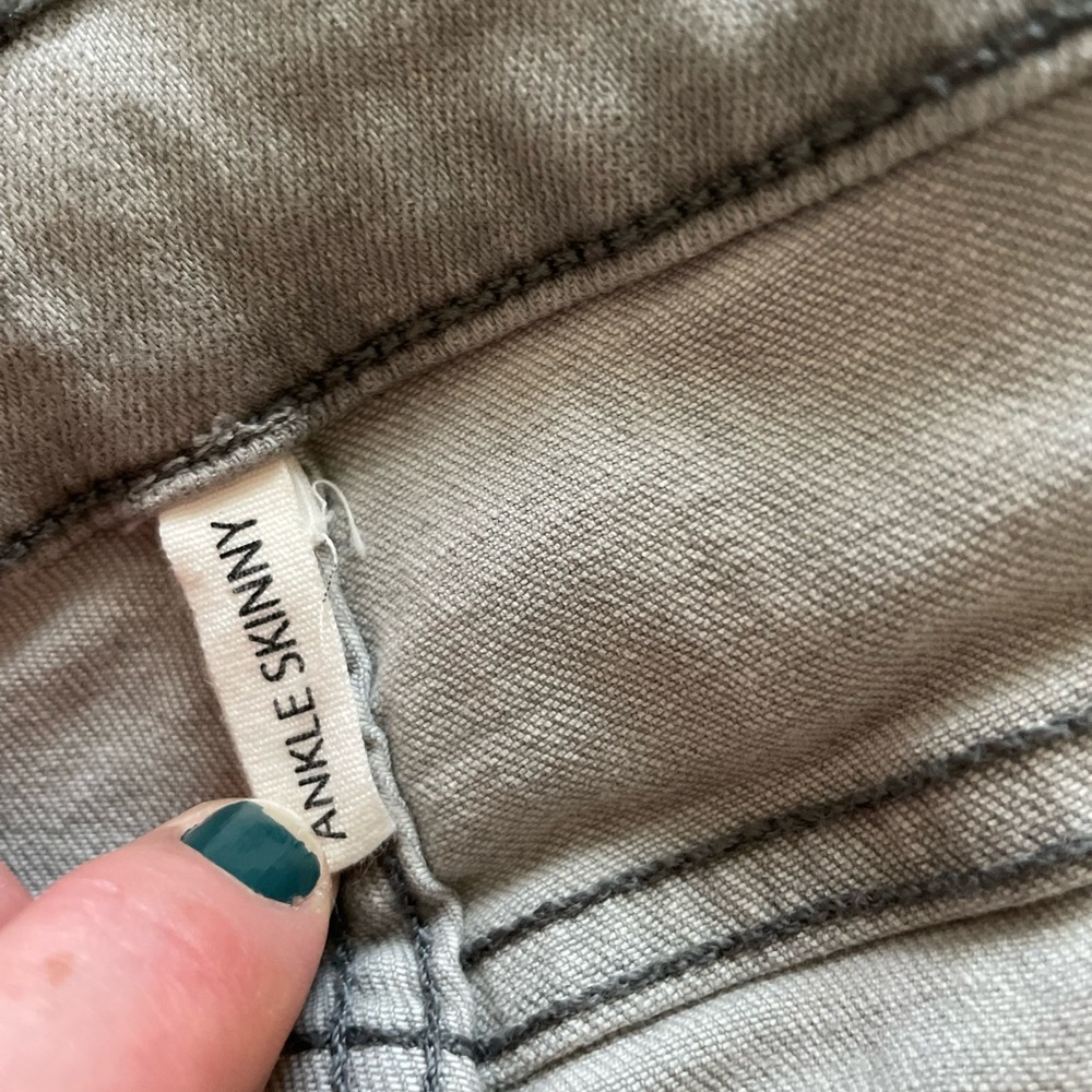 Rag & Bone | Grey ankle skinny mid rise raw edge women’s sz 32 extra lar… - Picture 10 of 15